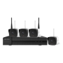 KIT WIFI 4 camere Bullet 2MP + NVR - HiWatch HWK-N4142B-MH-W