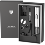 Prestigio Garda, smart wine opener, simple operation with 2 buttons, aerator, vacuum stopper preserver, foil cutter, opens up to