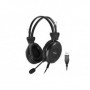 A4Tech Headphones HU-30 Stereo USB Black