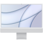 iMac 24-inch, A2438, SILVER, M1 chip with 8C CPU and 8C GPU, 16-core Neural Engine, 16GB  unified memory, Gigabit Ethernet, Two 