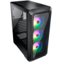Archon 2 RGB (Black) 385CC50.0003 Case Archon2 RGB -Black / Mini tower / 3 ARGB fans /TG transparant side window/Black